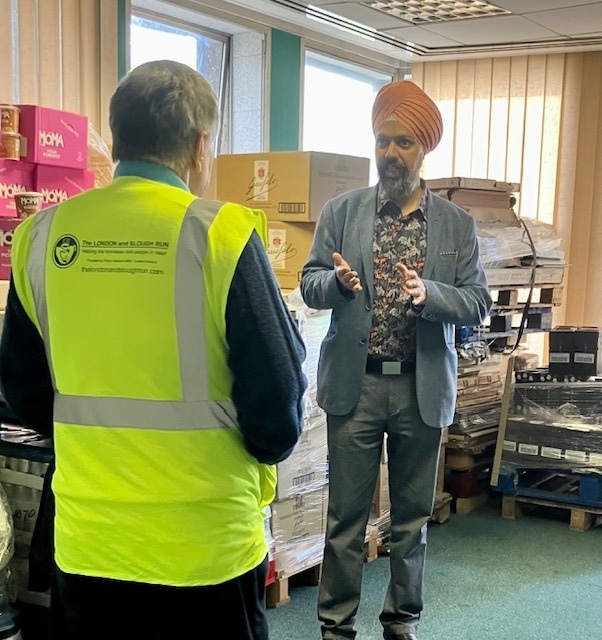 Tan Dhesi MP Visit to LASR at Dukes House